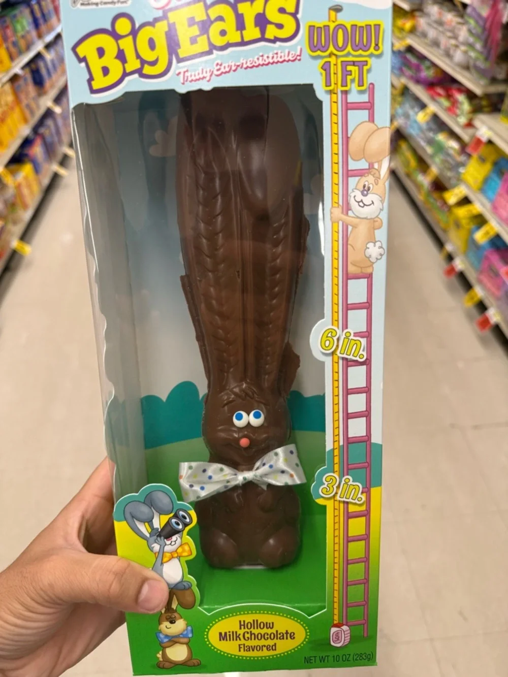 Palmer Big Ears Hollow Milk Chocolate Bunny - Brown